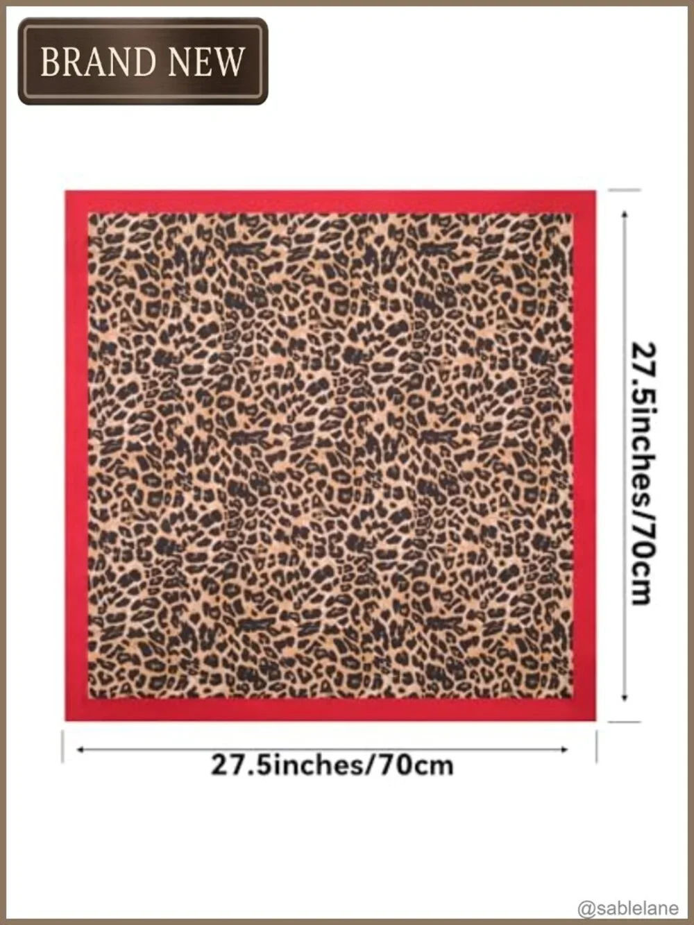 Square Silk Touch Head Scarf for Women, Hair Wrap, Neck Scarf & Headband